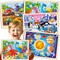 QUOKKA 4SET Puzzles for Kids Ages 4-6 - 36 Pcs Wooden Realistic Montessori Toddler Puzzles Ages 3-5 - Animals Dinosaurs Learning Games for Boys and Girls 4-8 Year Olds